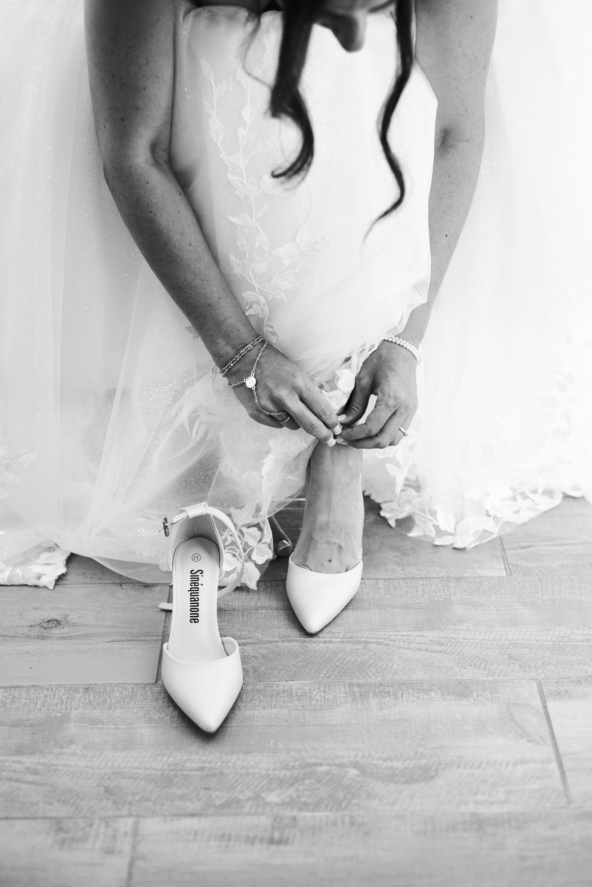 Détail de la mariée